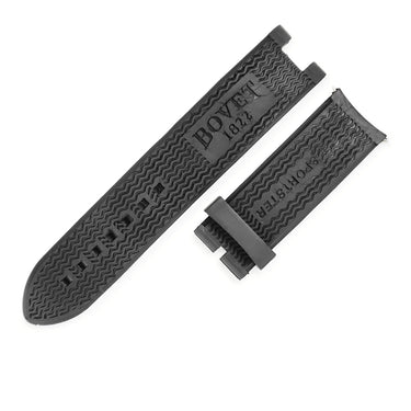 ボヴェ Bovet 純正 スポーツスター用 ラバーバンド ブラック ラバー 腕時計パーツ 替え ベルト ストラップ 22mm ブラック 黒 予備 バンド