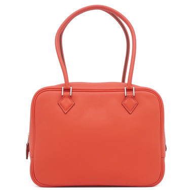 エルメス HERMES ミニプリュム カプシーヌ ヴォースイフト ハンドバッグ シルバー金具 SV金具