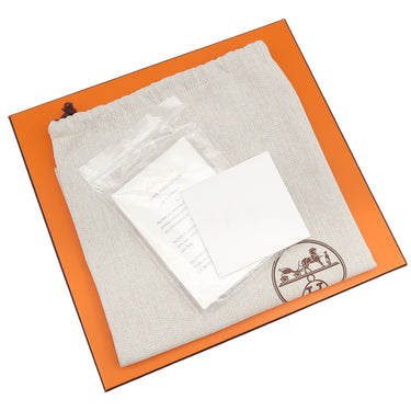 エルメス HERMES ミニプリュム カプシーヌ ヴォースイフト ハンドバッグ シルバー金具 SV金具