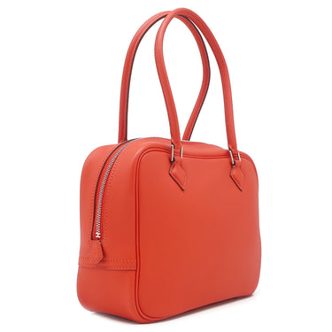 エルメス HERMES ミニプリュム カプシーヌ ヴォースイフト ハンドバッグ シルバー金具 SV金具