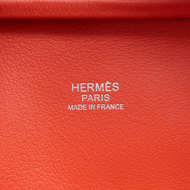 エルメス HERMES ミニプリュム カプシーヌ ヴォースイフト ハンドバッグ シルバー金具 SV金具