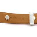 エルメス HERMES ミニドッグ クルー カレ レッド×ゴールド スイフト メタル T3 ブレスレット シルバー金具 新品 未使用 赤