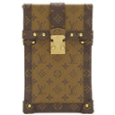 ルイヴィトン LOUIS VUITTON ポシェット トランク ヴェルティカル M67873 モノグラムリバース モノグラムキャンバス モノグラムリバースキャンバス ショルダーバッグ ゴールド金具 茶