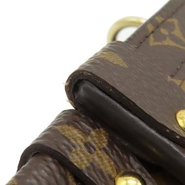 ルイヴィトン LOUIS VUITTON ポシェット トランク ヴェルティカル M67873 モノグラムリバース モノグラムキャンバス モノグラムリバースキャンバス ショルダーバッグ ゴールド金具 茶