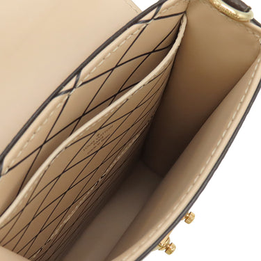ルイヴィトン LOUIS VUITTON ポシェット トランク ヴェルティカル M67873 モノグラムリバース モノグラムキャンバス モノグラムリバースキャンバス ショルダーバッグ ゴールド金具 茶