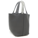 エルメス HERMES ピコタンロック PM エクラ アルドワーズ×グリプラチナ トリヨンクレマンス ヴォースイフト ハンドバッグ シルバー金具 新品 未使用 バイカラー