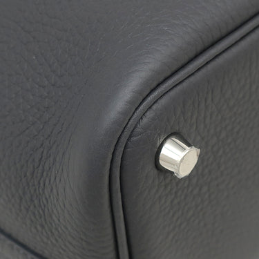 エルメス HERMES ピコタンロック PM エクラ アルドワーズ×グリプラチナ トリヨンクレマンス ヴォースイフト ハンドバッグ シルバー金具 新品 未使用 バイカラー