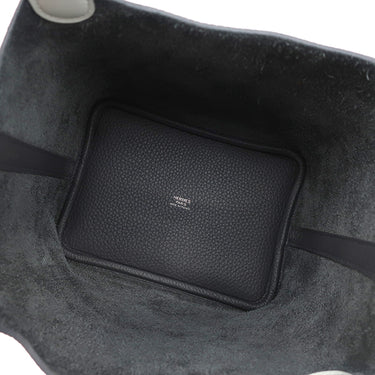 エルメス HERMES ピコタンロック PM エクラ アルドワーズ×グリプラチナ トリヨンクレマンス ヴォースイフト ハンドバッグ シルバー金具 新品 未使用 バイカラー