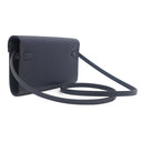 エルメス HERMES ケリーウォレット ロング トゥーゴー ネイビー系 エバーカラー 長財布 シルバー金具 紺 ショルダー