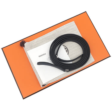 エルメス HERMES ケリーウォレット ロング トゥーゴー ネイビー系 エバーカラー 長財布 シルバー金具 紺 ショルダー