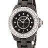 腕時計 シャネル CHANEL J12 38mm H2428 クオーツ メンズ 純正ダイヤ 黒 ブラック セラミック デイト