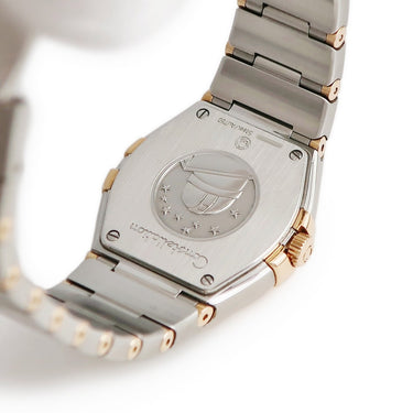 腕時計 オメガ OMEGA コンステレーション ブラッシュ 123.20.27.60.55.006 クオーツ レディース K18RG×SS コンビ 純正ダイヤ シェル