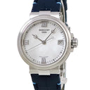 腕時計 ブレゲ BREGUET マリーン レディ 9517ST/5W/984 自動巻き レディース ローマン コインエッジ ホワイト シェル デイト