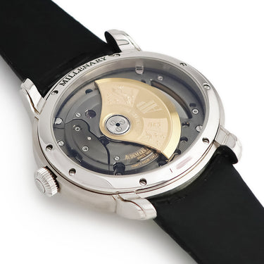 腕時計 オーデマピゲ AUDEMARS PIGUET ミレネリー 4101 15350ST.OO.D002CR.01 自動巻き メンズ スケルトン ローマン オフセンター スモセコ