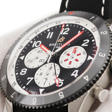 腕時計 ブライトリング BREITLING スーパー アヴィ B04 クロノグラフ GMT 46 モスキート YB0445 YB04451A1B1X1 自動巻き メンズ デイト