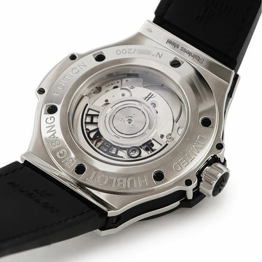 腕時計 ウブロ HUBLOT ビッグバン ブロイダリー スチール 343.SS.6570.NR.BSK16 自動巻き メンズ 純正11Pダイヤ 刺繍 限定