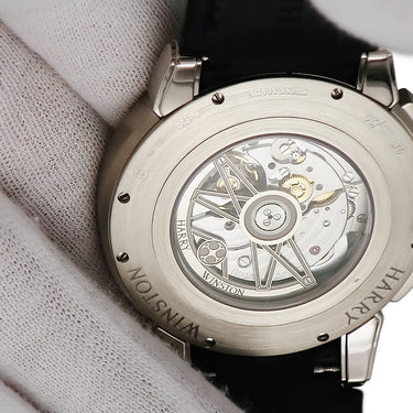 腕時計 ハリーウィンストン Harry Winston オーシャン ビッグデイト OCEABD42WW002 自動巻き メンズ K18WG無垢 純正ダイヤ 限定20本