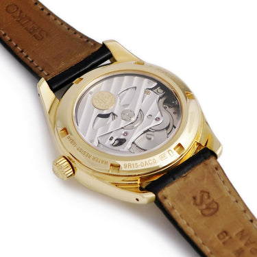 腕時計 グランドセイコー Grand Seiko スプリングドライブ パワーリザーブ SBGA090 9R15-0AC0 自動巻き メンズ K18YG無垢 ホワイト