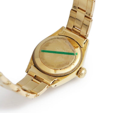 腕時計 ロレックス ROLEX オイスターパーペチュアル 6719 58番台 自動巻き レディース 58番台 K18YG無垢 トリチウム ヴィンテージ