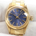 腕時計 ロレックス ROLEX オイスターパーペチュアル 6719 58番台 自動巻き レディース 58番台 K18YG無垢 トリチウム ヴィンテージ