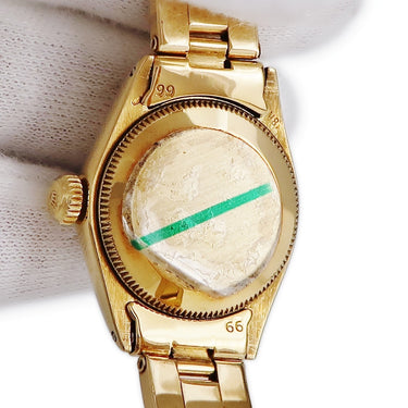 腕時計 ロレックス ROLEX オイスターパーペチュアル 6719 58番台 自動巻き レディース 58番台 K18YG無垢 トリチウム ヴィンテージ