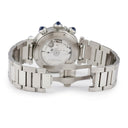 腕時計 カルティエ Cartier パシャ ドゥ カルティエ WSPA0027 自動巻き メンズ ギヨシェ 青針 デイト