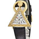 腕時計 ウォルサム WALTHAM フリーメイソン トライアングル 96380.74 手巻き メンズ K18YG無垢 シルバー 三角形 アンティーク 限定