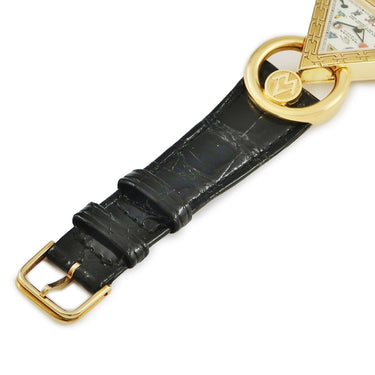 腕時計 ウォルサム WALTHAM フリーメイソン トライアングル 96380.74 手巻き メンズ K18YG無垢 シルバー 三角形 アンティーク 限定