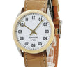 腕時計 トムフォード TOM FORD N.002 TFT002 013 クオーツ メンズ レディース 新品同様 K18YG×SS ストラップホール一体型 コンビ