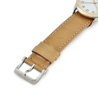 腕時計 トムフォード TOM FORD N.002 TFT002 013 クオーツ メンズ レディース 新品同様 K18YG×SS ストラップホール一体型 コンビ