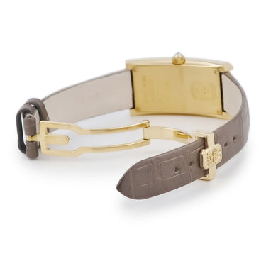 腕時計 ハリーウィンストン Harry Winston アヴェニュー 330/LQGL.M/D3.1 クオーツ レディース K18YG無垢 純正ダイヤ シェル 角型