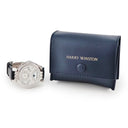 腕時計 ハリーウィンストン Harry Winston プルミエール エキセンター トリレトロ 200-MCRA39W 自動巻き メンズ K18WG無垢 純正ダイヤ