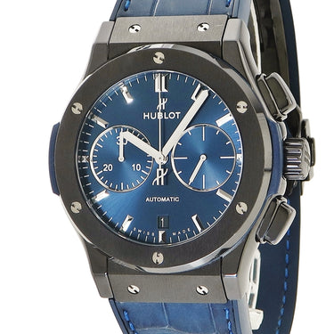 腕時計 ウブロ HUBLOT クラシックフュージョン クロノグラフ セラミック ブルー  541.CM.7170.LR 自動巻き メンズ デイト