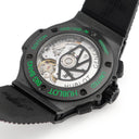 腕時計 ウブロ HUBLOT ビッグバン オールブラック グリーン 301.CI.1190.GR.ABG11 自動巻き メンズ ブラック×グリーン 限定