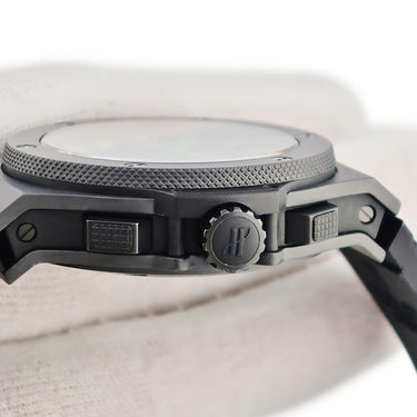 腕時計 ウブロ HUBLOT ビッグバン オールブラック グリーン 301.CI.1190.GR.ABG11 自動巻き メンズ ブラック×グリーン 限定