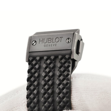 腕時計 ウブロ HUBLOT ビッグバン オールブラック グリーン 301.CI.1190.GR.ABG11 自動巻き メンズ ブラック×グリーン 限定