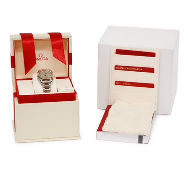 腕時計 オメガ OMEGA シーマスター アクアテラ 150M 220.20.34.20.06.001 自動巻き レディース K18PG×SS アゲートグレー