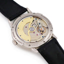 腕時計 ランゲ&ゾーネ LANGE&SOHNE サクソニア アウトサイズデイト 381.029/LS3813AD 自動巻き メンズ K18WG無垢 黒 バー ビッグデイト