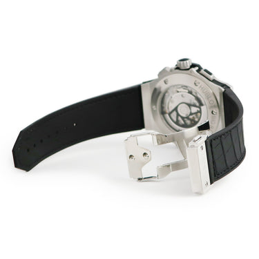 腕時計 ウブロ HUBLOT ビッグバン アエロバン スチール セラミック 311.SM.1170.GR 自動巻き メンズ スケルトン ブラック バー