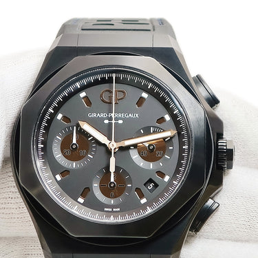 腕時計 ジラールペルゴ GIRARD PERREGAUX ロレアート アブソルート ゴールドフィーバー 81060-21-492-FH3A 自動巻き メンズ ブラック 限定