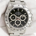 腕時計 ロレックス ROLEX コスモグラフ デイトナ 16520 W番 自動巻き メンズ W番 黒 エルプリメロ ブラウンアイ トリチウム