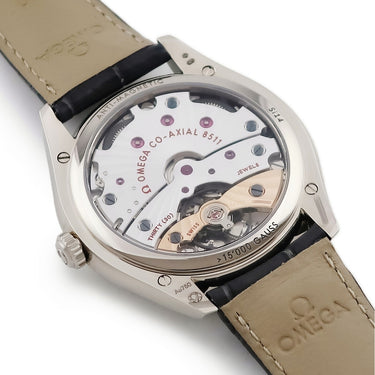 腕時計 オメガ OMEGA デ ヴィル トレゾア マスター コーアクシャル 432.53.40.21.07.001 手巻き メンズ K18WG無垢 シェル デイト