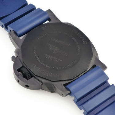 腕時計 パネライ PANERAI サブマーシブル クアランタクアトロ カーボテック PAM01232 Y番 自動巻き メンズ 新品同様 Y番 ブルー