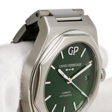 腕時計 ジラールペルゴ GIRARD PERREGAUX ロレアート エタニティ エディション 81010-11-433-11A 自動巻き メンズ グリーン オクタゴン
