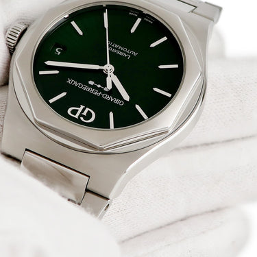 腕時計 ジラールペルゴ GIRARD PERREGAUX ロレアート エタニティ エディション 81010-11-433-11A 自動巻き メンズ グリーン オクタゴン