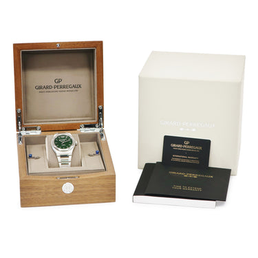 腕時計 ジラールペルゴ GIRARD PERREGAUX ロレアート エタニティ エディション 81010-11-433-11A 自動巻き メンズ グリーン オクタゴン