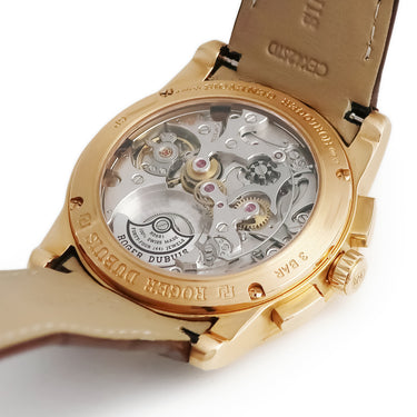 腕時計 ロジェデュブイ ROGER DUBUIS エクスカリバー42 クロノグラフ DBEX0390 自動巻き メンズ K18RG無垢 ラウンド ローマン デイト