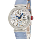 腕時計 ブルガリ BVLGARI ルチェア LVCEA 103435 / LU33S 自動巻き レディース 純正ダイヤ スケルトン シルバー 日本限定