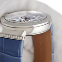 腕時計 ブルガリ BVLGARI ルチェア LVCEA 103435 / LU33S 自動巻き レディース 純正ダイヤ スケルトン シルバー 日本限定