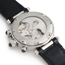 腕時計 カルティエ Cartier パシャ N950 クロノグラフ W3105155 自動巻き メンズ プラチナ×SS コンビ ギヨシェ グレー スモセコ
